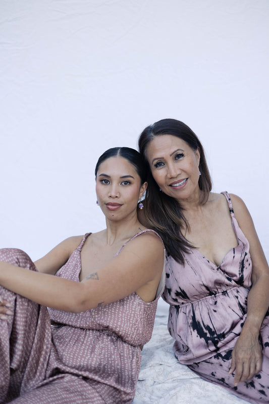 Mom & Me Crown Pearl Earrings